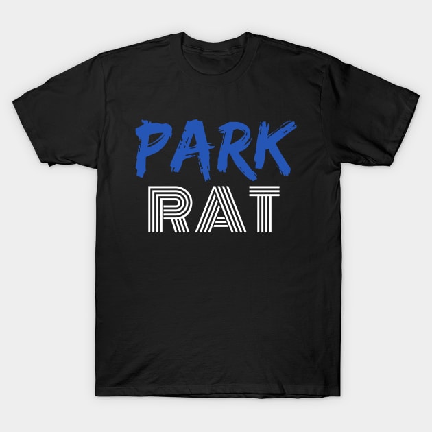 Park Rat for Skiers and Snowboarders who Love Snow T-Shirt by PowderShot